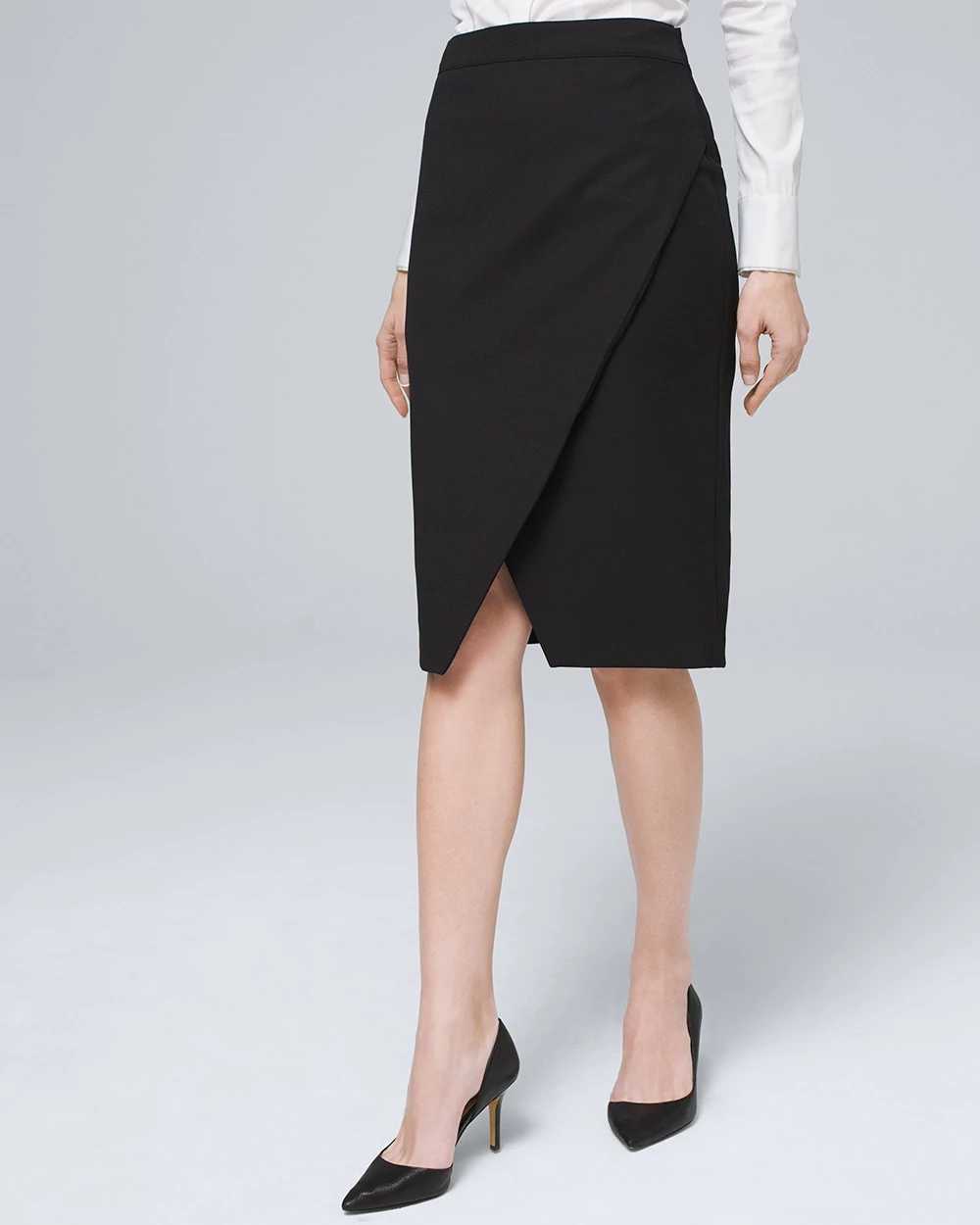 White house black on sale market wrap skirt